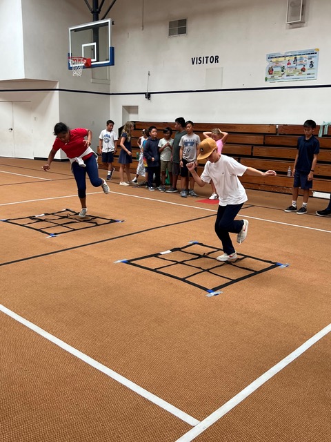 Children engaged in Active Discovery activities