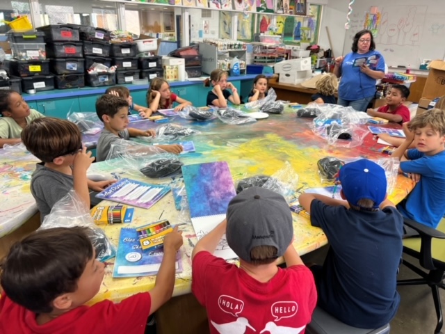 Children engaged in Active Discovery activities