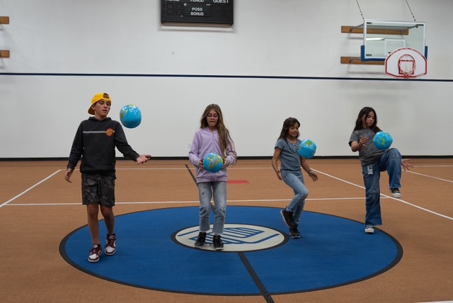 Children engaged in Active Discovery activities